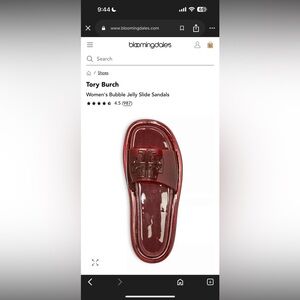 Tory Burch Women's Bubble Jelly Slide Sandals
